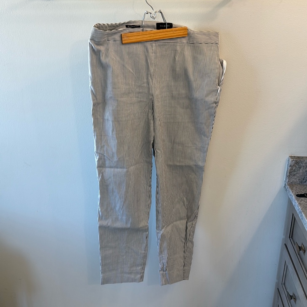 New Talbots ankle length. Flat front with a side zipper. New with tags.